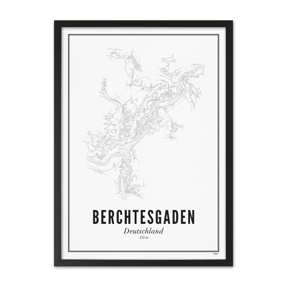 Poster van Berchtesgaden | WIJCK. 